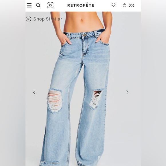 NWT Retrofete Luca Jeans - Picture 2 of 7